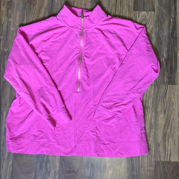 crown & ivy Tops - hot pink crown & ivy beach sweater size xxxl